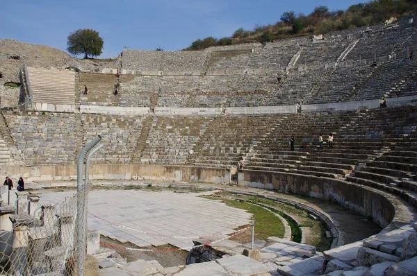 Ephesos Antikes Griechisches Theater Ephesus Türkei November 2014 — Stockfoto