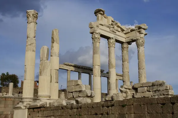 Ruïnes Oude Stad Pergamon Bergama Zmir Trkiye November 2014 — Stockfoto