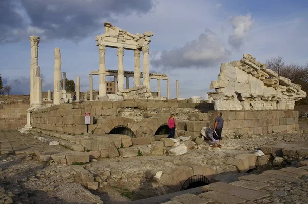 Ruinen Der Antiken Stadt Pergamon Bergama Zmir Trkiye November 2014 — Stockfoto