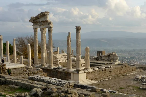 Pergamon Bergama Trkiye Deki Kalıntılar Kasım 2014 — Stok fotoğraf