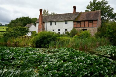 The Medieval Manor House on The Brockhampton Estate. Brockhampton, UK. August 27, 2023. 