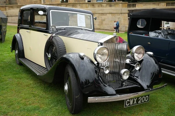 1937 ROYLS ROYCE 25-30 3.5 litre Klasik Motorlu Araç. Derbyshire, İngiltere, 1 Eylül 2023. 