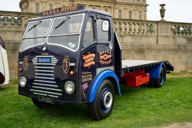 Mavi 1951 Diesel Sentinal Truck. Derbyshire, İngiltere, İngiltere. 1 Eylül 2023 Cuma. 