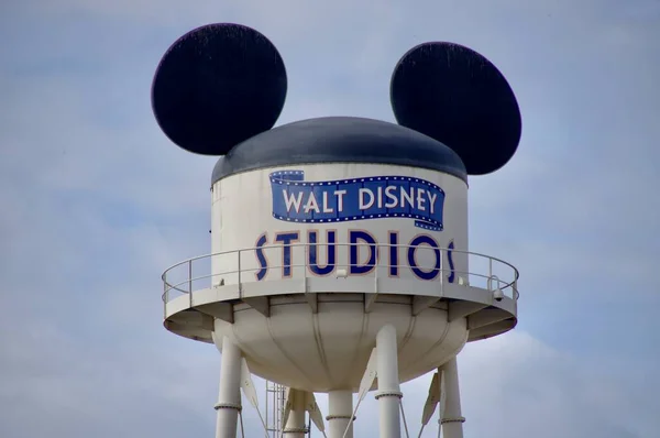 Walt Disney Studios Firma Disneyland Paris Parigi Francia Agosto 2012 — Foto Stock