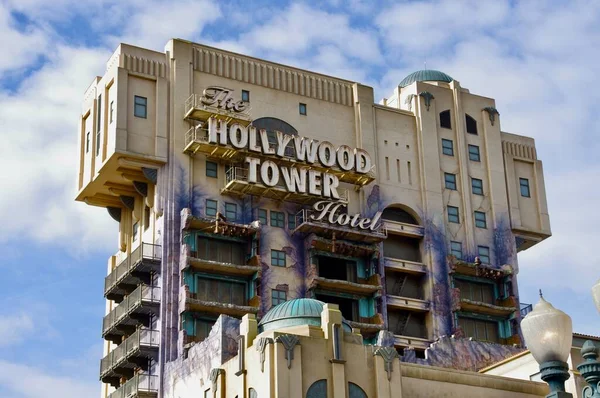 Hollywood Towers Hotel Disneyland Paris Inglés París Francia Agosto 2012 — Foto de Stock