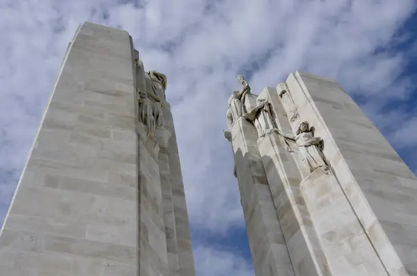 stock image The Canadian National Vimy Memorial at Vimy Ridge. Vimy, France, August 19, 2012. 