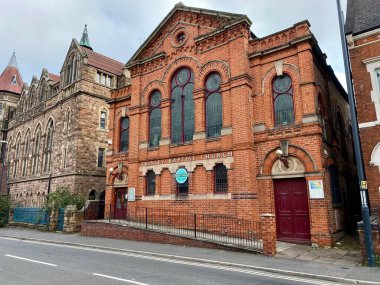 Green Lane 'deki Trinity Baptist Kilisesi. 1879 'da inşa edilmiş Viktorya Dönemi Kilisesi. Derby, İngiltere, 16 Eylül 2023. 