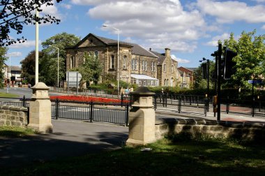 Darlington, İngiltere, İngiltere. 22 Ağustos 2010. Grange Yolu Baptist Chuch, 1871 'de inşa edilen Viktorya Taş Kilisesi.. 