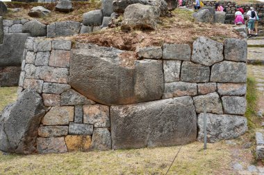 Saqsaywaman (Sacsayhuamn) 15. yüzyıl İnka Kalesi, Cusco, Peru, 7 Ekim 2023. 