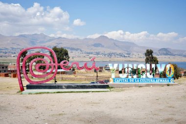 Yunguyo ve Peru, Bolivya sınırına yakın bir yer. Khasani, Peru, 9 Ekim 2023. 