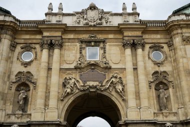 Budapeşte Budapeşte, Macaristan 'daki süslü kemer yolu, 27 Şubat 2024. 