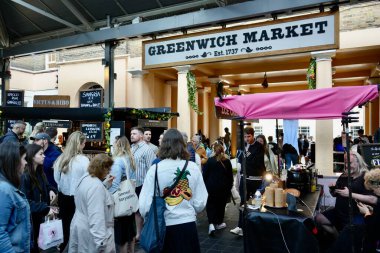 Greenwich Pazarı, Güneydoğu Londra, Greenwich, Londra, İngiltere, 5 Mayıs 2024. 