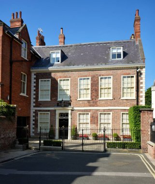 10 Precentor's Court, dating originally from the 15th Century. York, UK, June 26, 2024.  clipart