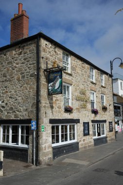Lifeboat Inn, geleneksel bir İngiliz Pub 'ı. St Ives, Cornwall, İngiltere. 19 Temmuz 2024. 