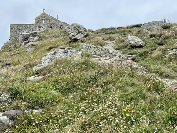 Aziz Niklas Antik Kilisesi, 1911 'de yeniden inşa edildi. St Ives, Cornwall, İngiltere, İngiltere. 19 Temmuz 2024. 