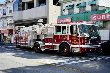 San Francisco İtfaiye Teşkilatı Hava Aracı. San Francisco, Kaliforniya, ABD. 5 Eylül 2024. 
