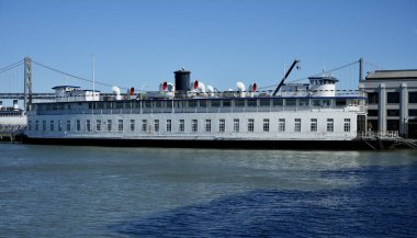 Santa Rosa, 1927 'de Kuzeybatı Pasifik Demiryolu için Alameda, Kaliforniya' da inşa edilen Çelik Elektrik sınıfı feribot. San Francisco, Kaliforniya, ABD. Eylül 2024. 