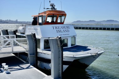 The Treasure Island Ferry on Treasure Island. San Francisco, California, USA. September 2024.  clipart