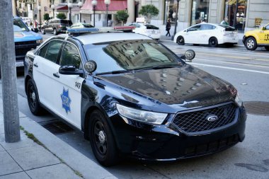 San Francisco, Kaliforniya, ABD. 9 Eylül 2024. SFPD Ford Polis Aracı 149.