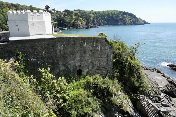 Dartmouth Kalesi, Dartmouth limanını korumak için inşa edilmiş bir topçu kalesi. Dartmouth, Devon, İngiltere, İngiltere. Mayıs 2025. 