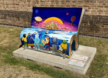 Welbeck Malikanesi 'nde bir kitaplık. North Notts Seyahat projesinin bir parçası. Worksop, İngiltere, İngiltere. Haziran 2025. 