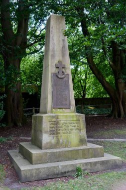 Saltaire URC Kilisesi 'nde 1. Dünya Savaşı anıtı. Saltaire, Shipley, İngiltere, İngiltere. Ağustos 2025. 