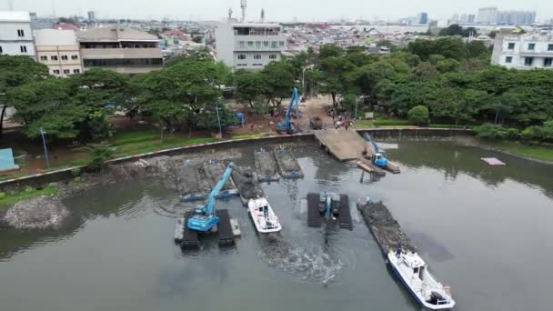 Barco Acuático Viaje Naturaleza Gente Río — Vídeo de stock