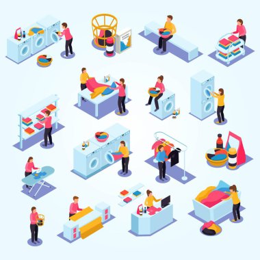 Mağazanın izometrik içi.