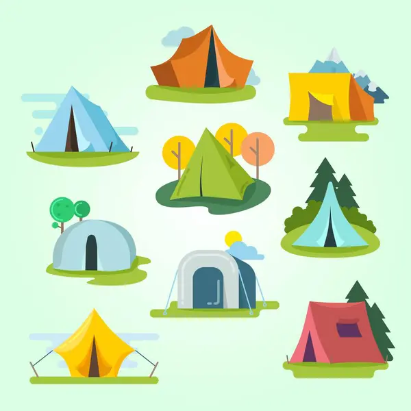 kamp çadır kümesi