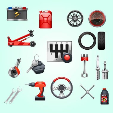 Araba parçaları kümesi