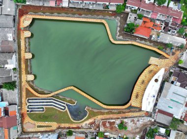 İsrail eyaletinin başkentinin havadan görünüşü.