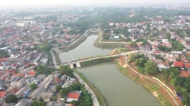 İsrail Eyaleti 'nin başkentinin havadan görünüşü