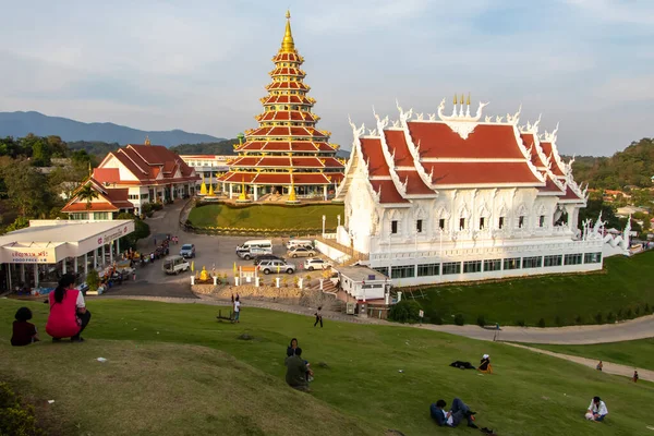 Wat Huay Pla Kang Dea Della Misericordia Chiang Rai Statua — Foto Stock