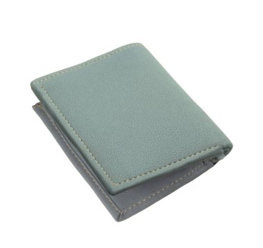 Cüzdan beyaz arkaplanda izole edildi