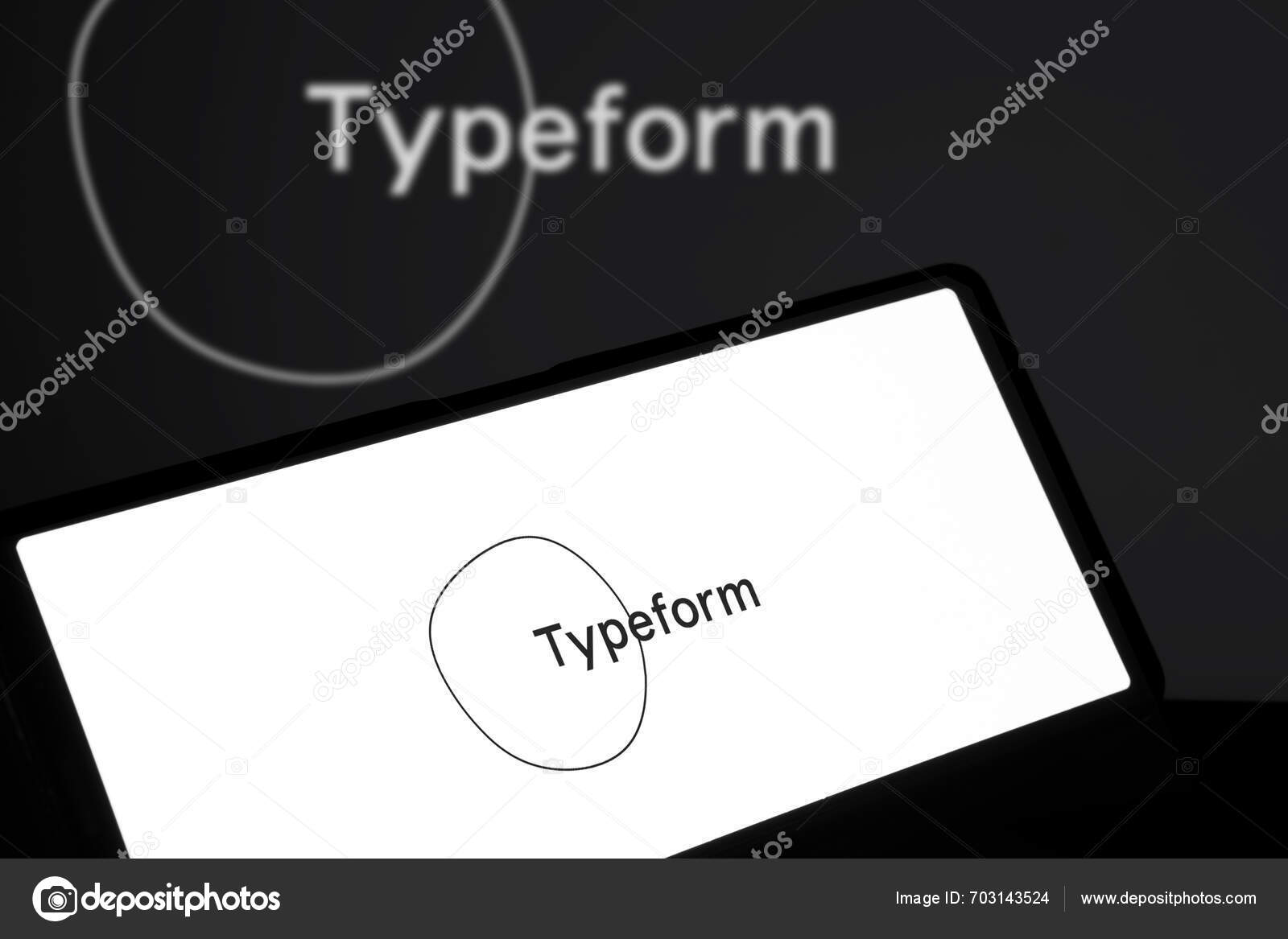 Dhaka Bangladesh February 2024 Typeform Logo Displayed Smartphone ...