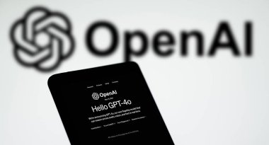 Dhaka, Bangladesh- 15 May 2024: OpenAI GPT-4o is displayed on smartphone. clipart