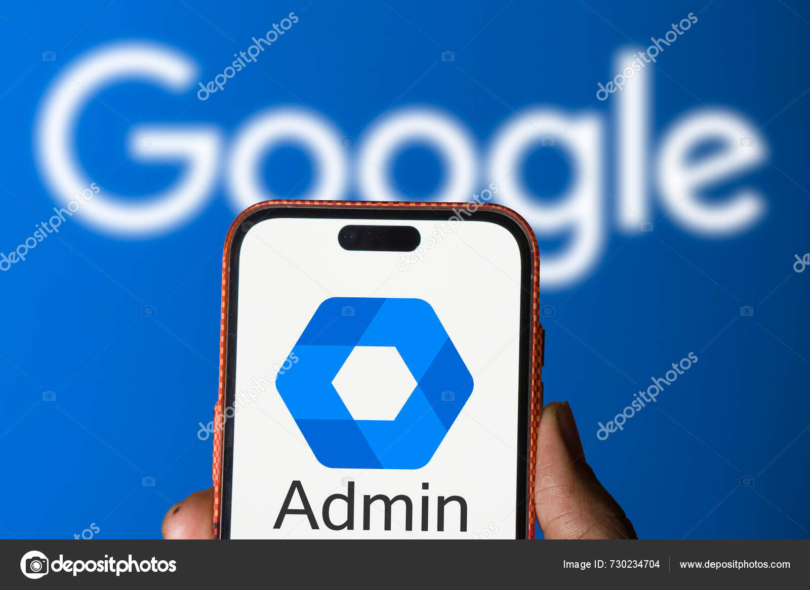 Dhaka Bangladesh July 2024 Google Admin Logo Displayed Smartphone ...