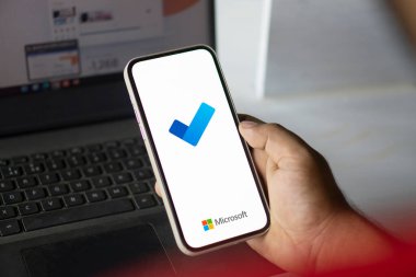 Dhaka, Bangladesh- 02 Oct 2024: Microsoft To Do logo is displayed on smartphone. clipart