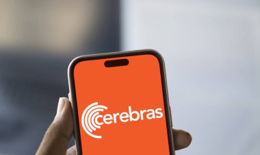 Dhaka, Bangladesh- 24 Nov 2024: Cerebras logo is displayed on smartphone.Cerebras Systems Inc. is an American artificial intelligence (AI) company. clipart