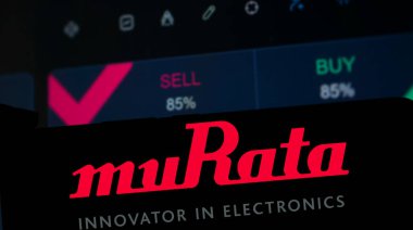 Dhaka, Bangladeş - 10 Aralık 2024: Murata elektronik logosunda innonator akıllı telefonda gösteriliyor. Murata Manufacturing Co Ltd, Japon elektronik parça üreticisi..