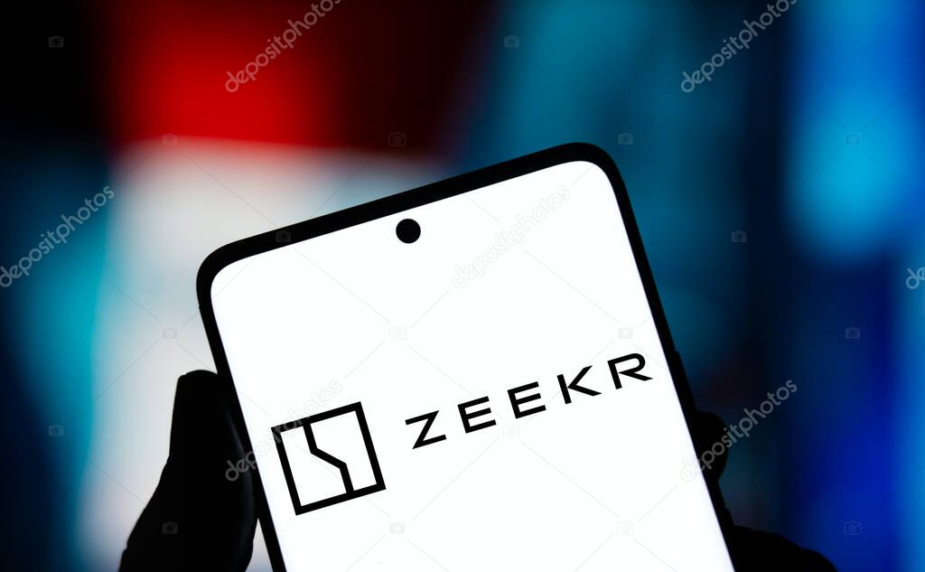 Dhaka, Bangladesh- 7 Jan 2025: Zeekr logo is displayed on smartphone. Zeekr Technology Group is a Chinese publicly listed automobile company.
