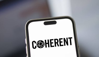 Dhaka, Bangladesh- 19 Dec 2024: Coherent logo is displayed on smartphone. Coherent Inc is an American company. clipart