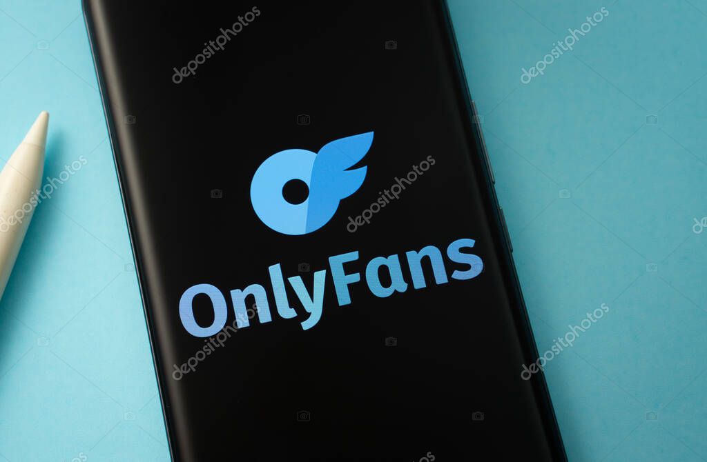 Dhaka, Bangladesh - 17 March 2025: The logo of the only fans is displayed on a smartphone screen.