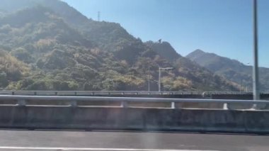 Dağların manzarası.