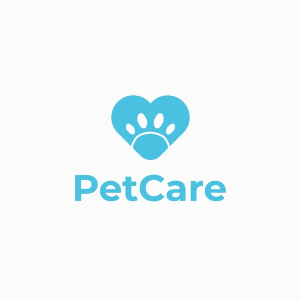 Logotipo Cuidado Animal Estimação Conceito Projeto Animal Logotipo Saúde Conceito — Vetor de Stock