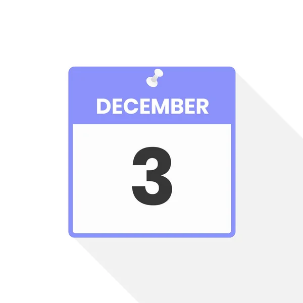 Εικονίδιο Ημερολογίου Δεκεμβρίου Εικόνα Διανύσματος Εικονιδίων Ημερολογίου Ημερομηνίας Μήνα — Διανυσματικό Αρχείο