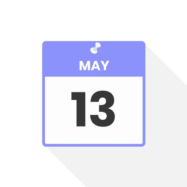 Εικονίδιο Ημερολογίου Μαΐου Εικόνα Διανύσματος Εικονιδίων Ημερολογίου Ημερομηνίας Μήνα — Διανυσματικό Αρχείο