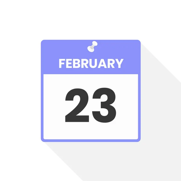 Φεβρουαρίου Εικονίδιο Ημερολογίου Εικόνα Διανύσματος Εικονιδίων Ημερολογίου Ημερομηνίας Μήνα — Διανυσματικό Αρχείο