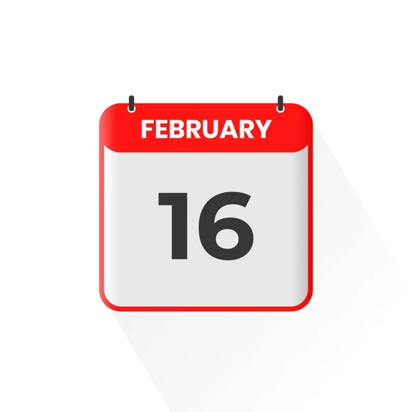 Εικονίδιο Ημερολογίου Φεβρουαρίου Φεβρουαρίου Εικονογράφος Διανυσμάτων Εικονιδίων Ημερομηνίας Ημερολογίου Μήνα — Διανυσματικό Αρχείο