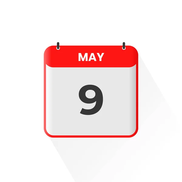 Ícone Calendário Maio Maio Calendário Data Mês Ícone Vetor Ilustrador —  Vetores de Stock